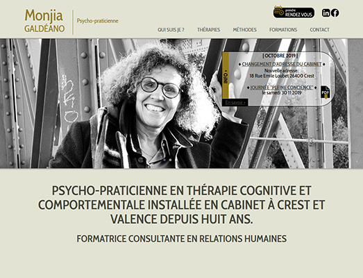 Monjia Psycho-praticienne - création web Sign-web Valence-Crest