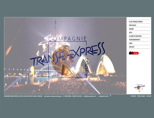 création sign-web pour la cie transe-express